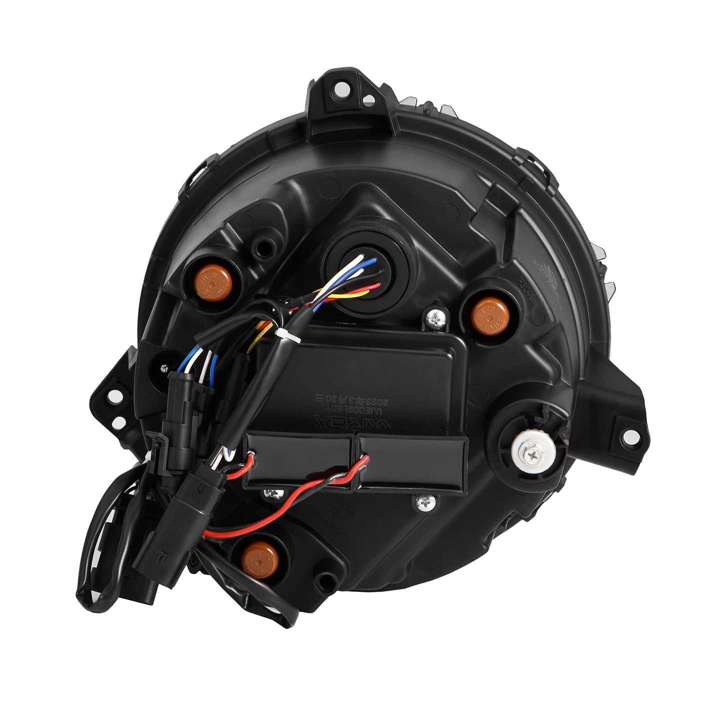 AlphaRex 880867 18-23 Jeep Wrangler JL/Gladiator JT NOVA-Series LED Projector Headlights Alpha-black - 880867