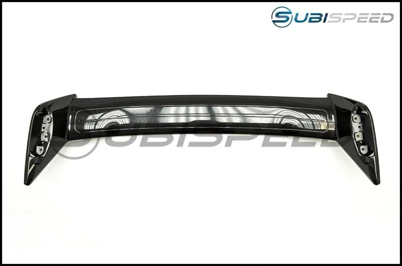 OLM STI Style Paint Matched Spoiler - Dark Gray Metallic Asphalt - 2015-2021 Subaru WRX / STI
