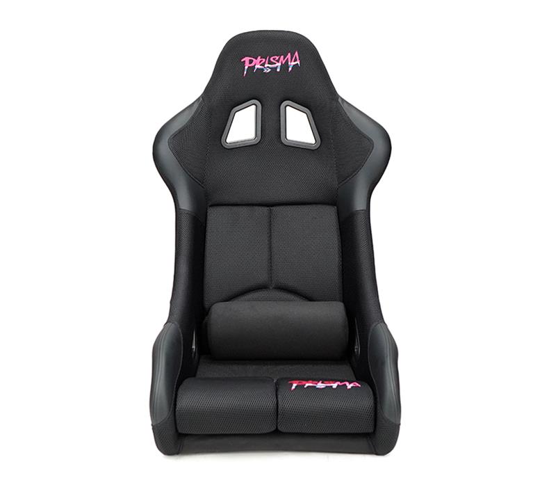 NRG PRISMA FIA Competition Seat w/ Competition Fabric FIA Homologated - Black - FRP-RS500M-BK-PRISMA