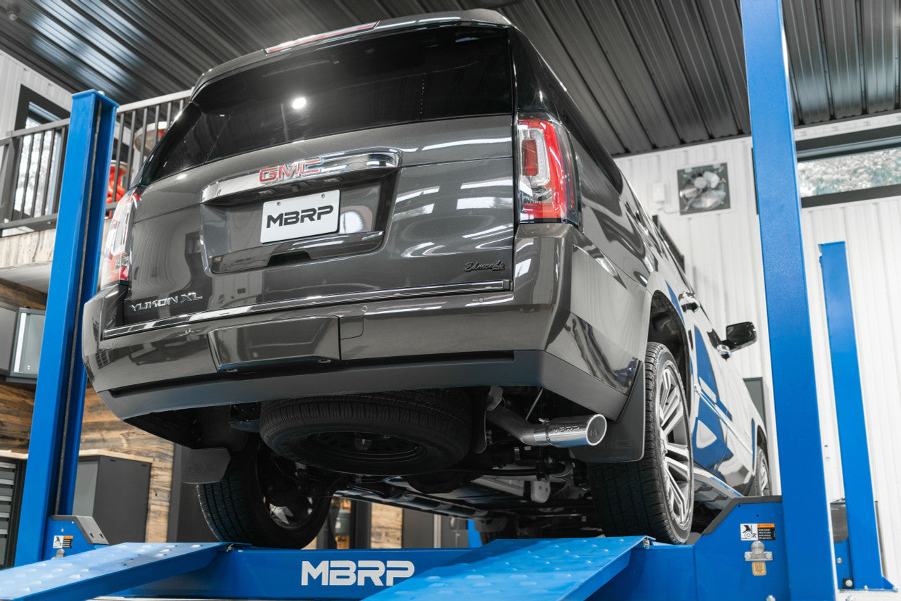 MBRP 15-20 GM Tahoe/Suburban/Yukon/Yukon XL/Escalade Aluminized Steel 3in. Cat Back -Single Side S5043AL MBRP