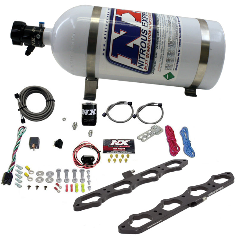 Nitrous Express Coyote Dry Direct Port Plate System(10 lb Bottle) - 20957-10