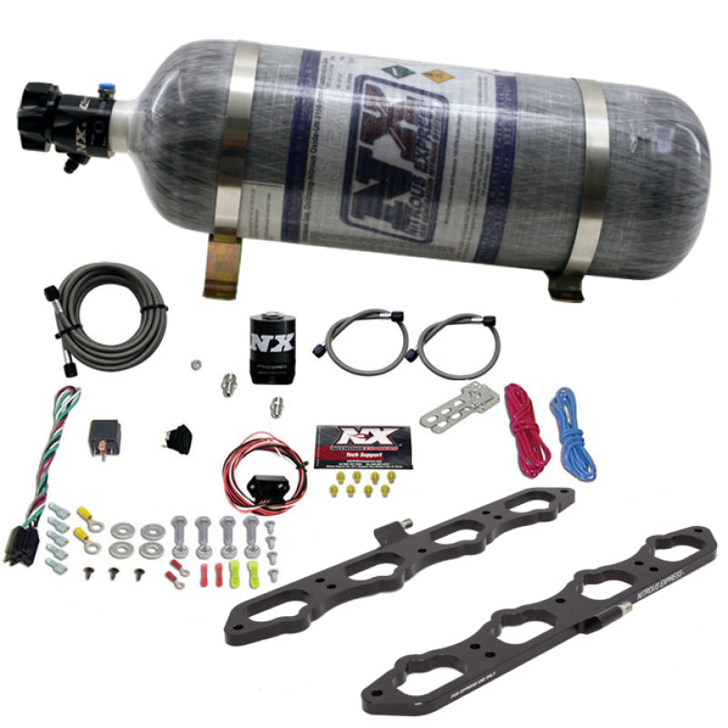 Nitrous Express Coyote Dry Direct Port Plate System(12 lb Bottle) - 20957-12