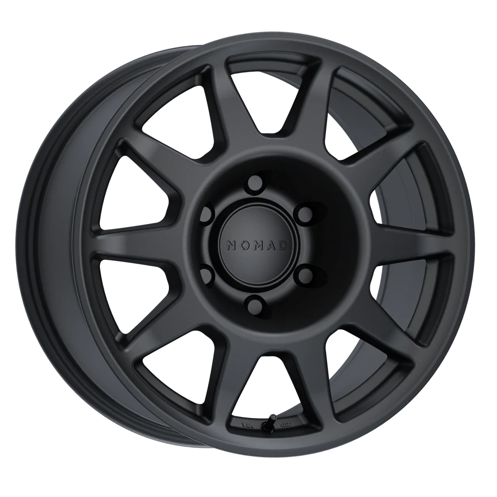 Nomad N505SB Touring 17x8.5in / 5X150 BP / -10mm Offset / 110.5mm Bore - Satin Black