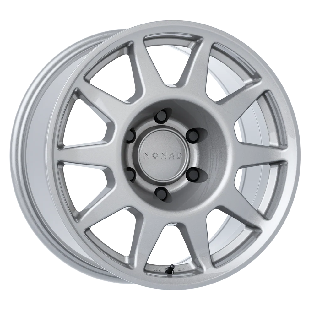 Nomad N505OE Touring 17x8.5in / 6X139.7 BP / 0mm Offset / 106.1mm Bore - OE Silver
