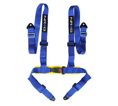 NRG 4PT 2in. Seat Belt Harness / Cam Lock - Blue - SBH-4PCBL