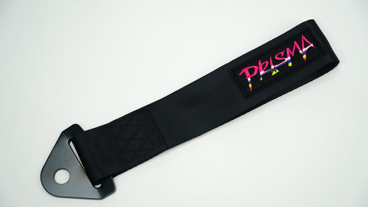 NRG Universal Prisma Tow Strap- Black - TOW-01BK