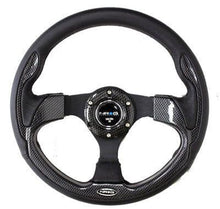 Load image into Gallery viewer, NRG Reinforced Steering Wheel (320mm) w/Carbon Fiber Look Trim - RST-001CFL