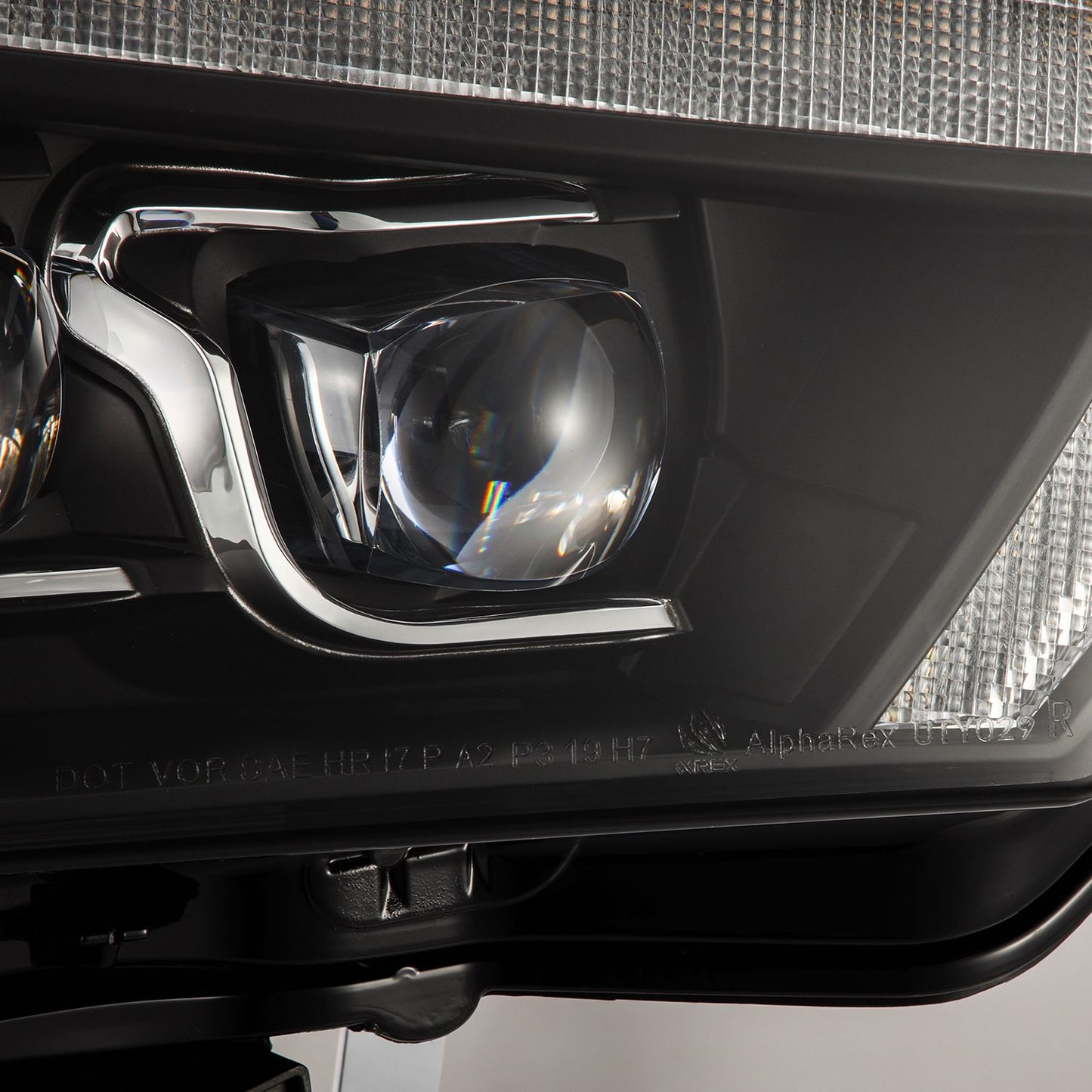 AlphaRex 14-22 Toyota 4Runner MK II NOVA-Series LED Projector Headlights Black - 880808 AlphaRex