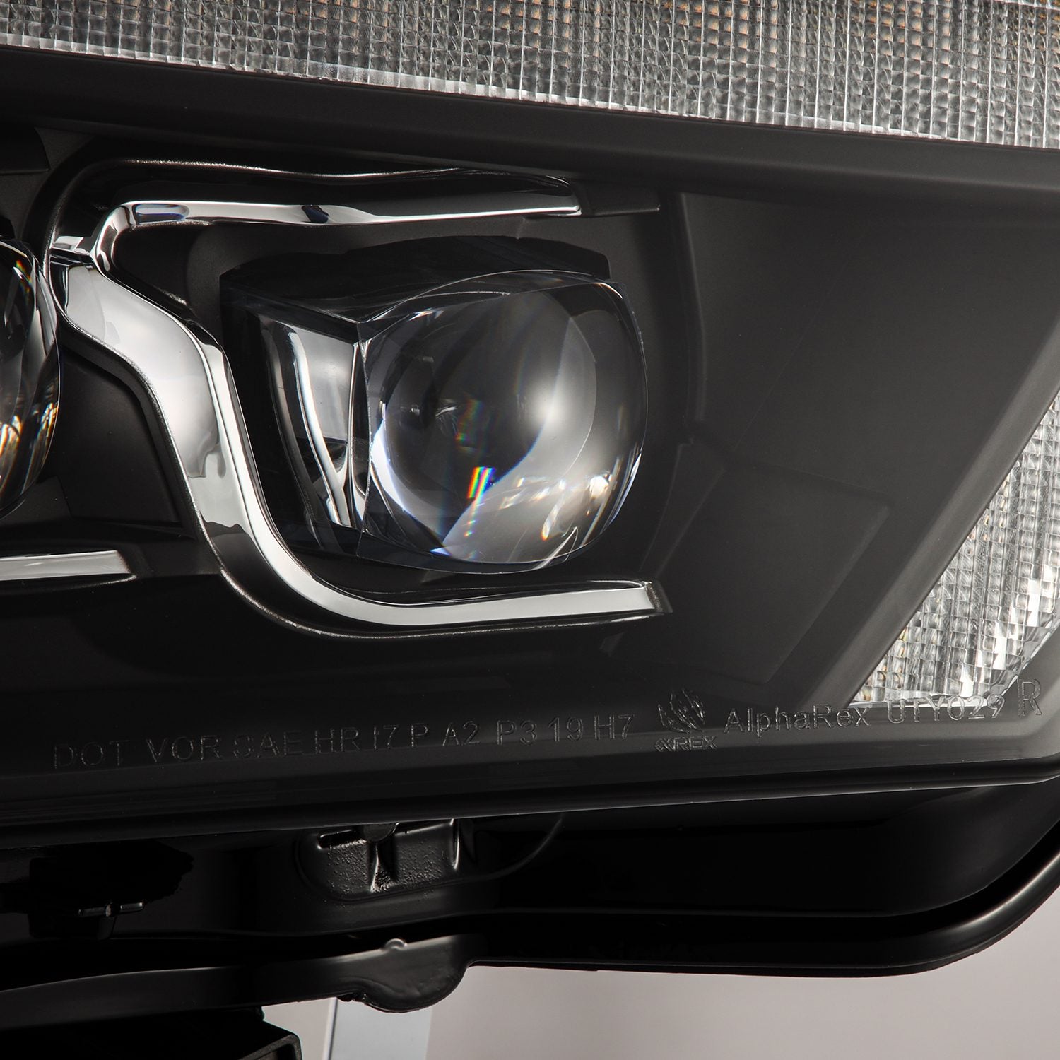 AlphaRex 14-22 Toyota 4Runner MK II NOVA-Series LED Projector Headlights Black - 880808 AlphaRex