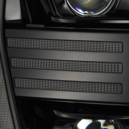 AlphaRex 21-23 Ford F150 PRO-Series Halogen Projector Headlights Alpha-Black - 880294 AlphaRex
