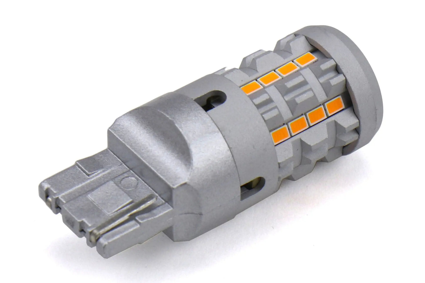 OLM 7440 A-Series amber LED bulb with aluminum chassis