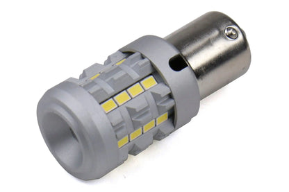 OLM A-Series 1156 white LED bulb with aluminum chassis