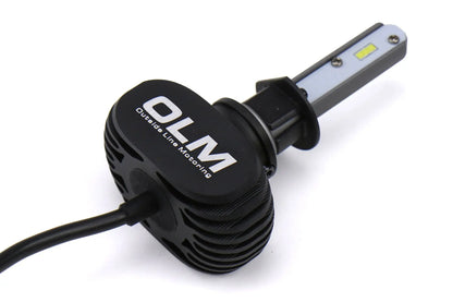 OLM AL Series H1 LED bulbs 5000K sold as a pair