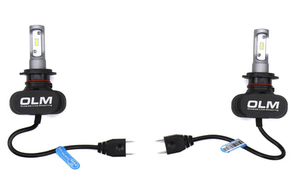 OLM AL Series H7 LED bulbs 5000K sold as a pair