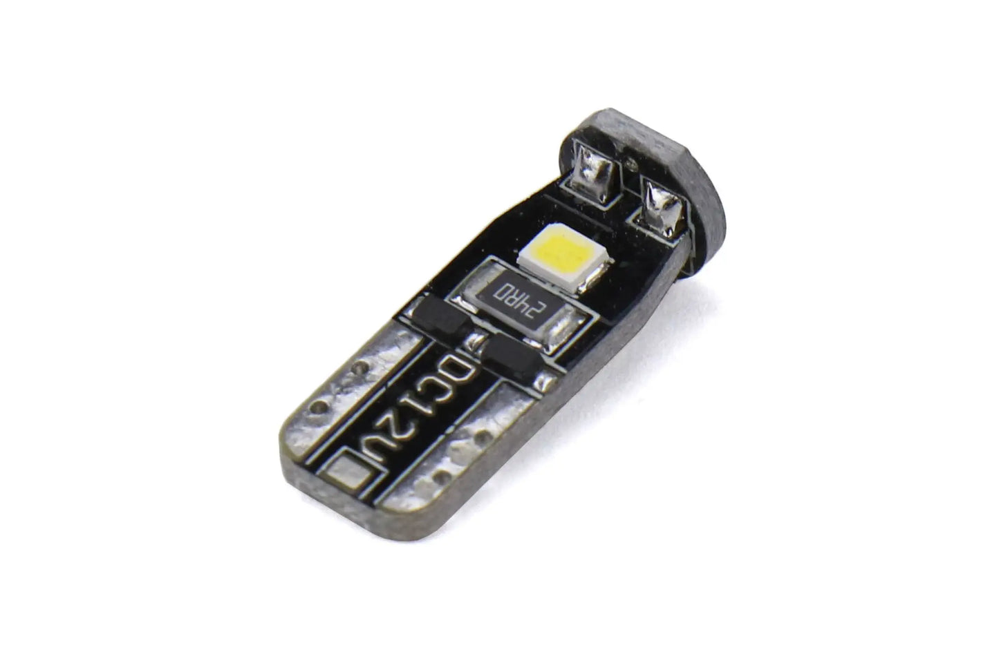 OLM Black Circuit N3 T10 LED bulb with bright white output