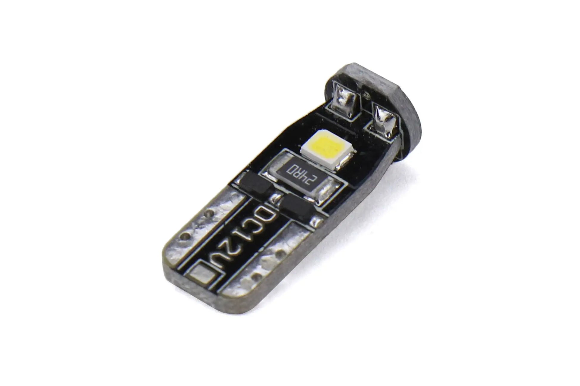 OLM Black Circuit N3 T10 LED bulb with bright white output