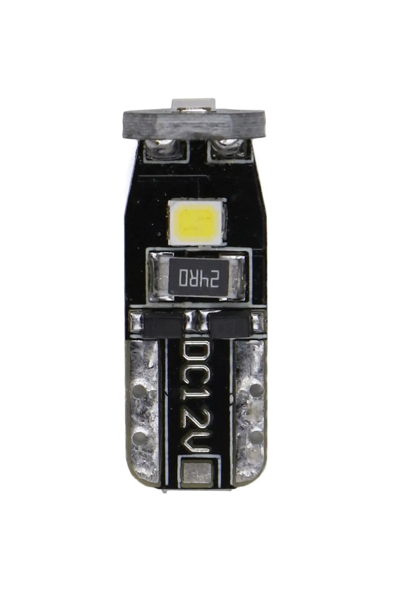 OLM Black Circuit N3 T10 LED bulb with bright white output