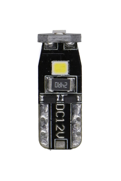 OLM Black Circuit N3 T10 LED bulb with bright white output