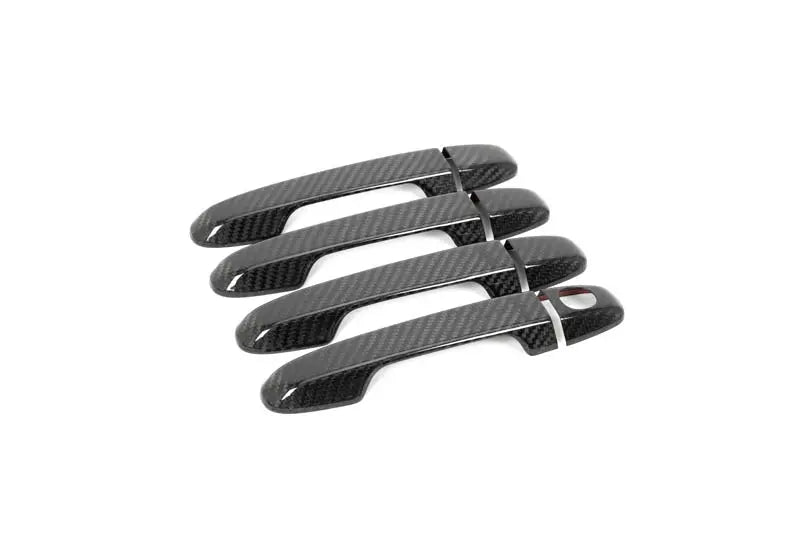 OLM carbon fiber door handle covers for 2022-2026 WRX Base and Premium