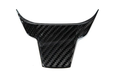 OLM gloss carbon fiber lower steering wheel cover for Honda Civic and Civic Type R