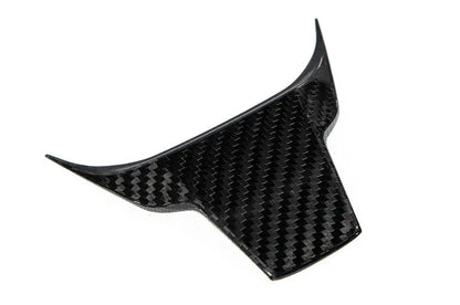 OLM gloss carbon fiber lower steering wheel cover for Honda Civic and Civic Type R