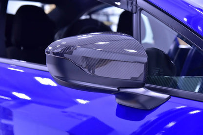OLM carbon fiber mirror covers for 2022-2026 Subaru WRX