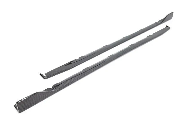 OLM carbon fiber side skirts for 2015-2021 WRX and STI