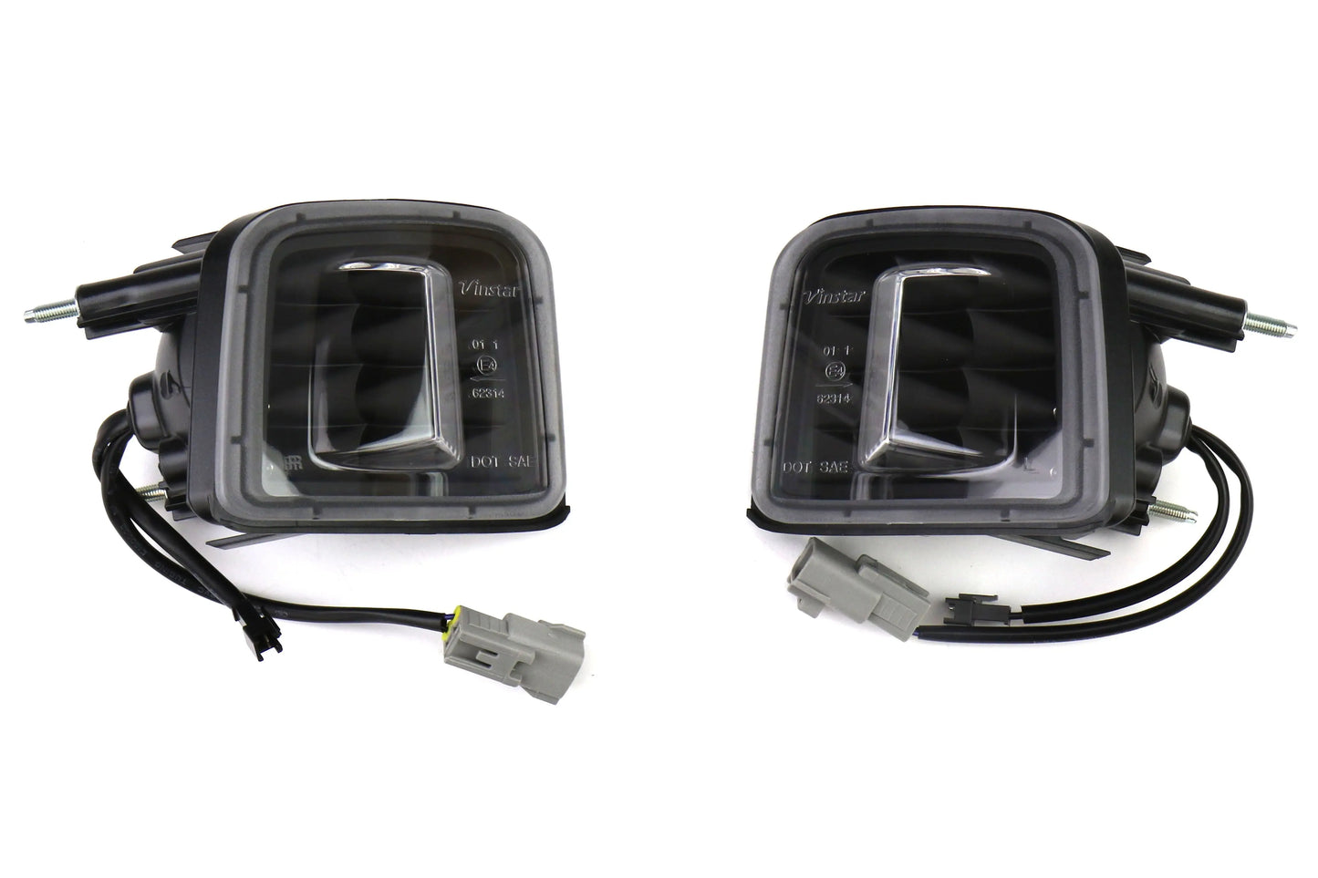 OLM clear lens matte base turn signal housings for 2015-2021 WRX and 2015-2017 STI