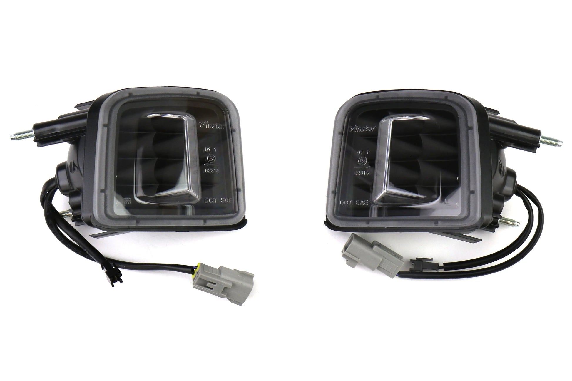 OLM clear lens matte base turn signal housings for 2015-2021 WRX and 2015-2017 STI