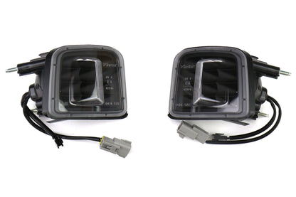 OLM clear lens matte base turn signal housings for 2015-2021 WRX and 2015-2017 STI