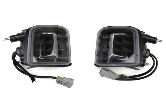 OLM clear lens matte base turn signal housings for 2015-2021 WRX and 2015-2017 STI