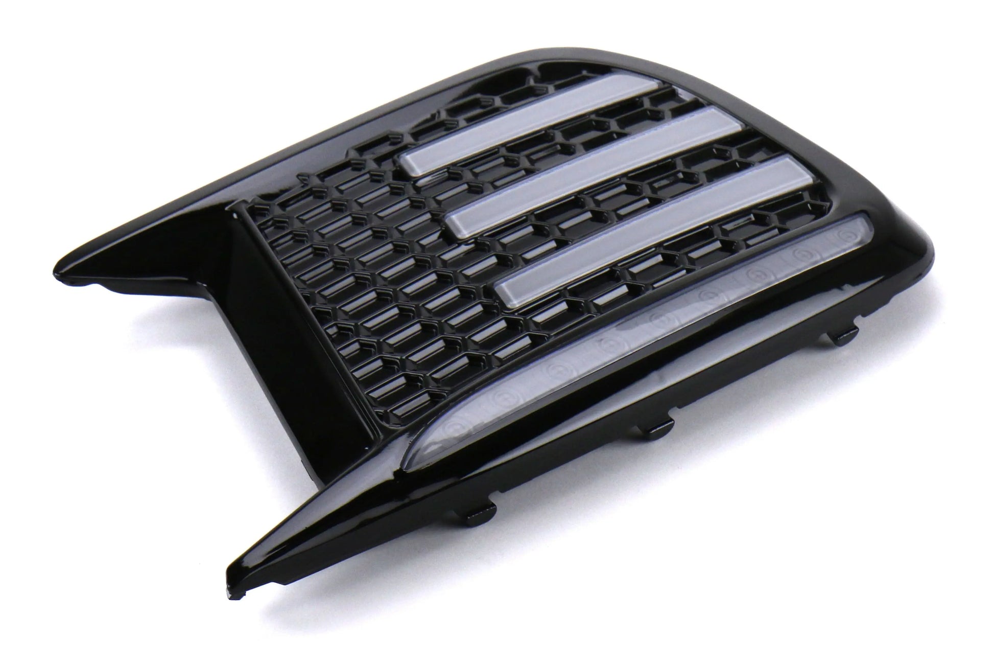 OLM clear tri-bar fog light bezel for 2018 WRX and 2018-2021 STI