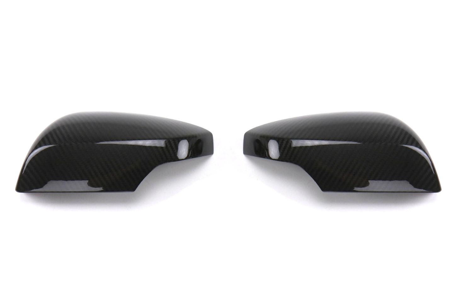 OLM dry carbon fiber mirror covers with turn signal hole for 2015-2021 WRX and STI