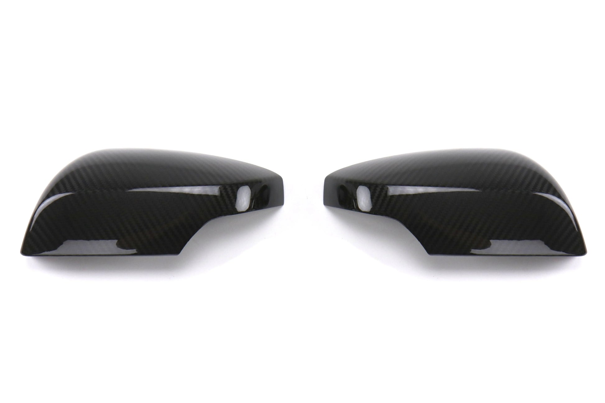 OLM dry carbon fiber mirror covers with turn signal hole for 2015-2021 WRX and STI