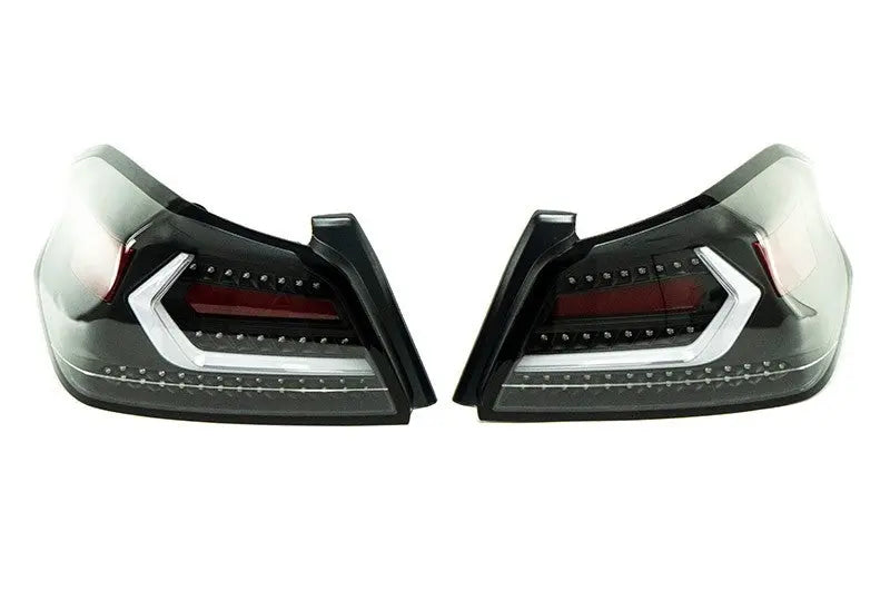 OLM Evolution black tail lights for 2015-2021 WRX and STI
