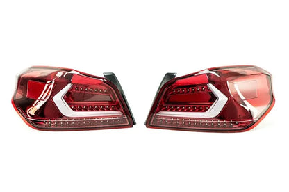 OLM Evolution red tail lights for 2015-2021 WRX and STI