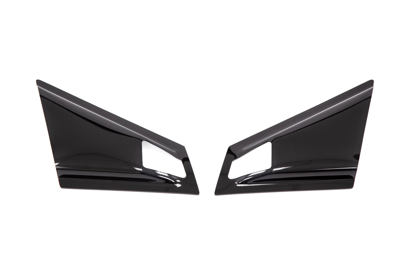 OLM front quarter window louvers for 2015-2021 WRX and STI