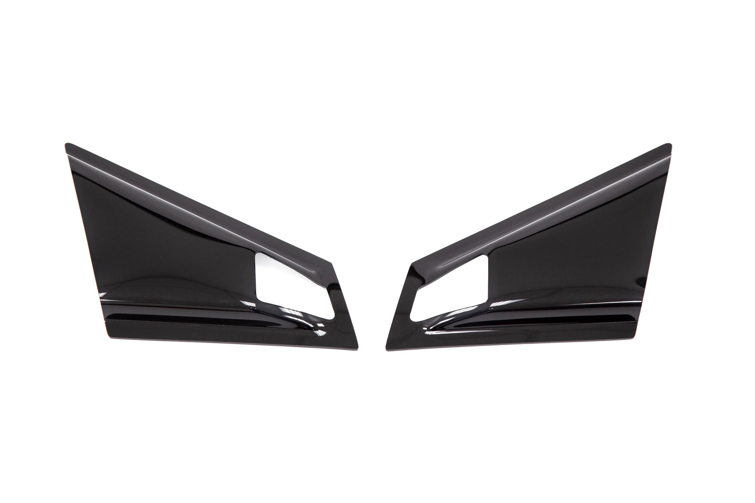 OLM front quarter window louvers for 2015-2021 WRX and STI