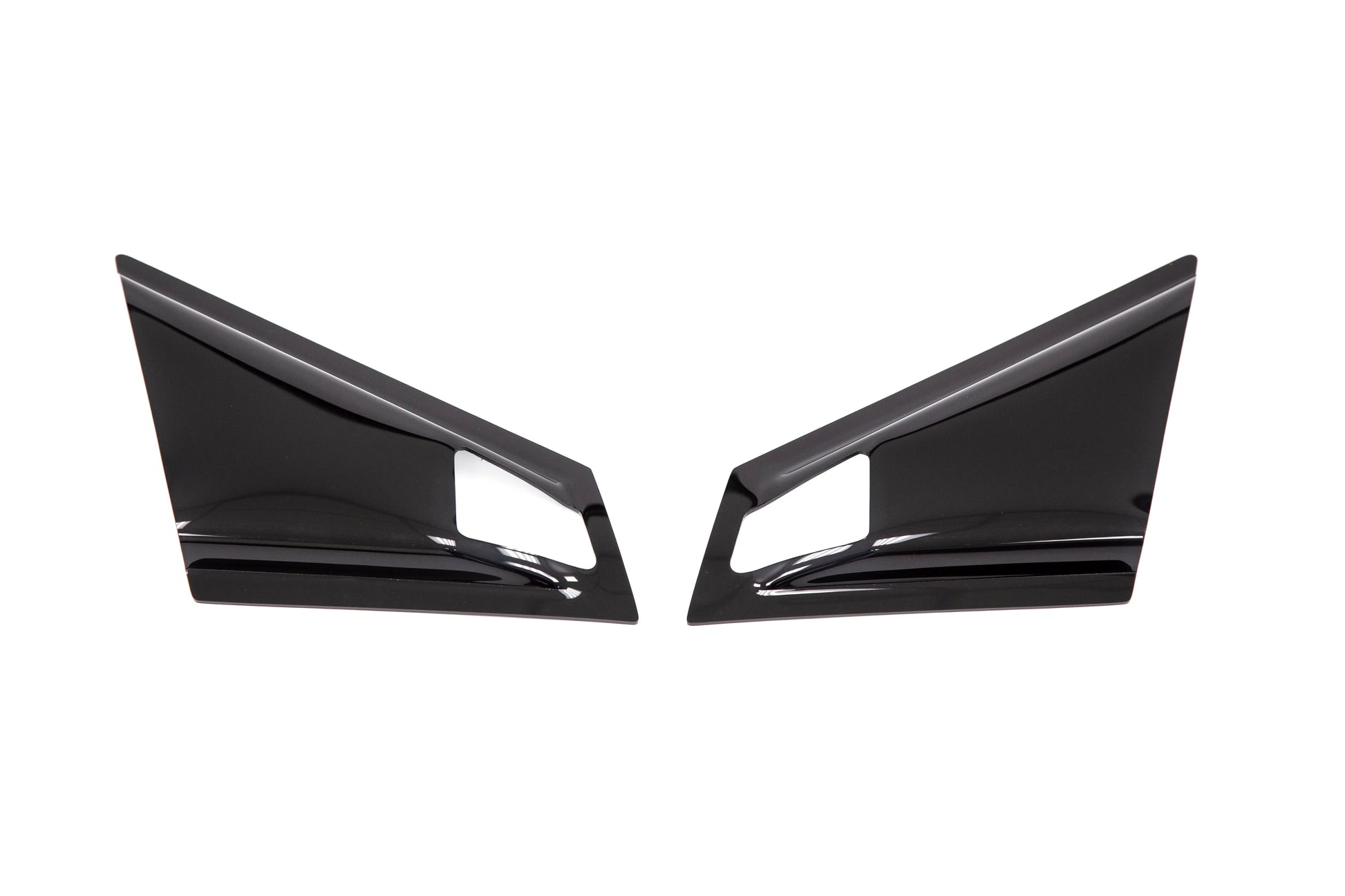 OLM front quarter window louvers for 2015-2021 WRX and STI