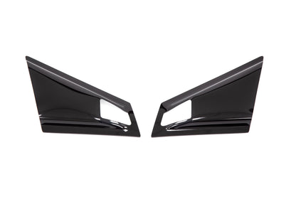 OLM front quarter window louvers for 2015-2021 WRX and STI