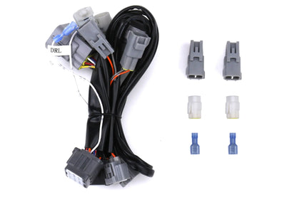 OLM headlight upgrade harness for installing 2018-2020 OEM LED headlights on Subaru WRX and STI