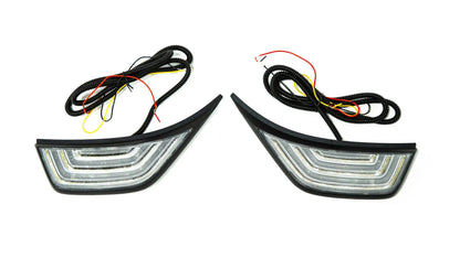 OLM LED fender vent sequential sidemarkers for 2018 and newer Jeep Wrangler