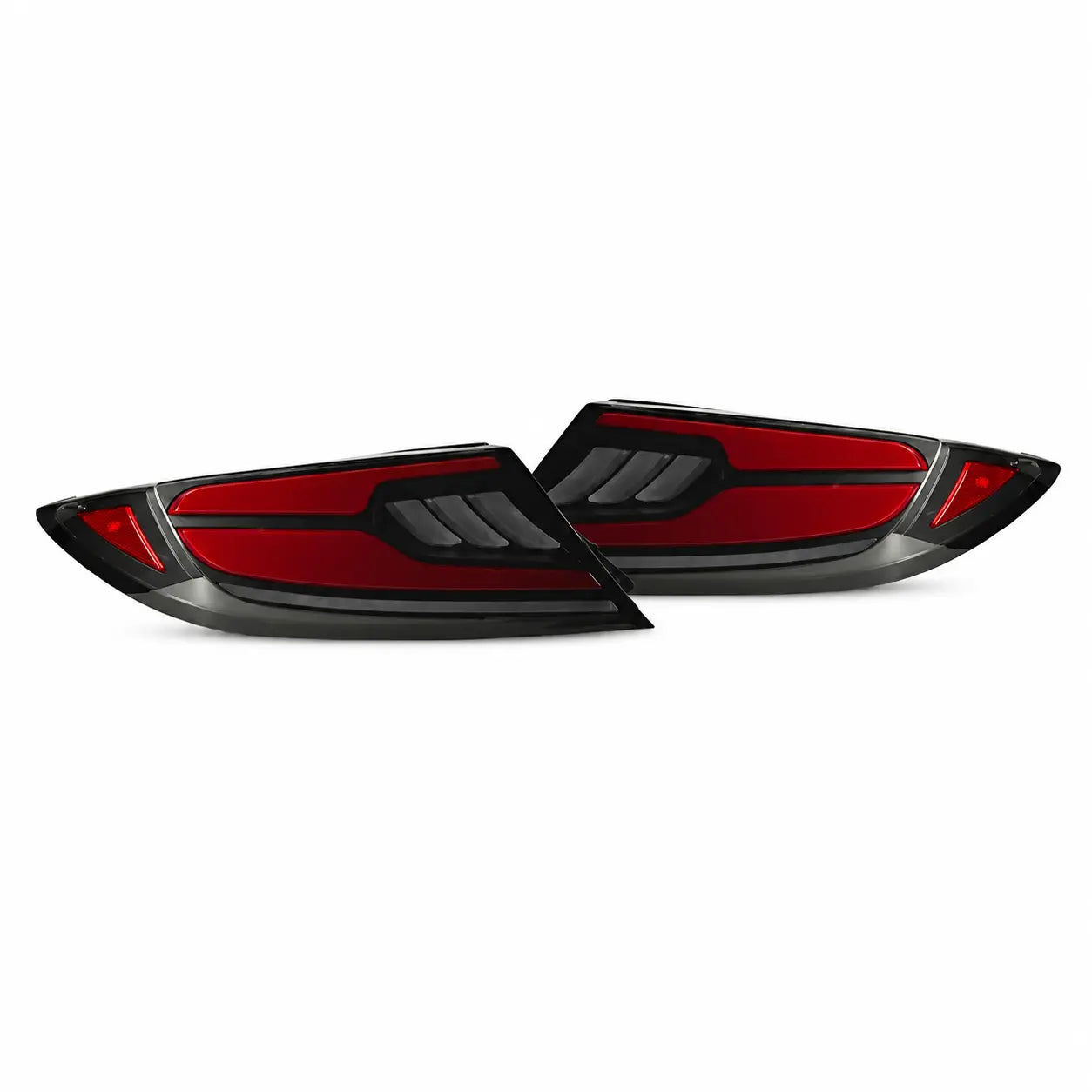 OLM Raiden LED taillights clear red for 2022-2026 Subaru BRZ and Toyota GR86