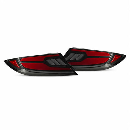 OLM Raiden LED taillights clear red for 2022-2026 Subaru BRZ and Toyota GR86