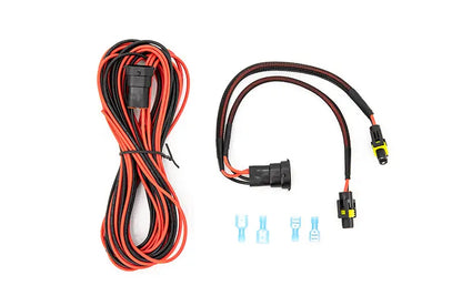 OLM rear fog light harness with fog light splitter for Subaru WRX STI and Crosstrek