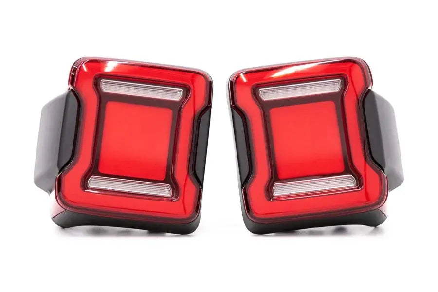 OLM red LED taillights for Wrangler JL