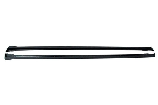OLM S Style matte black side skirts for 2022-2026 Subaru WRX