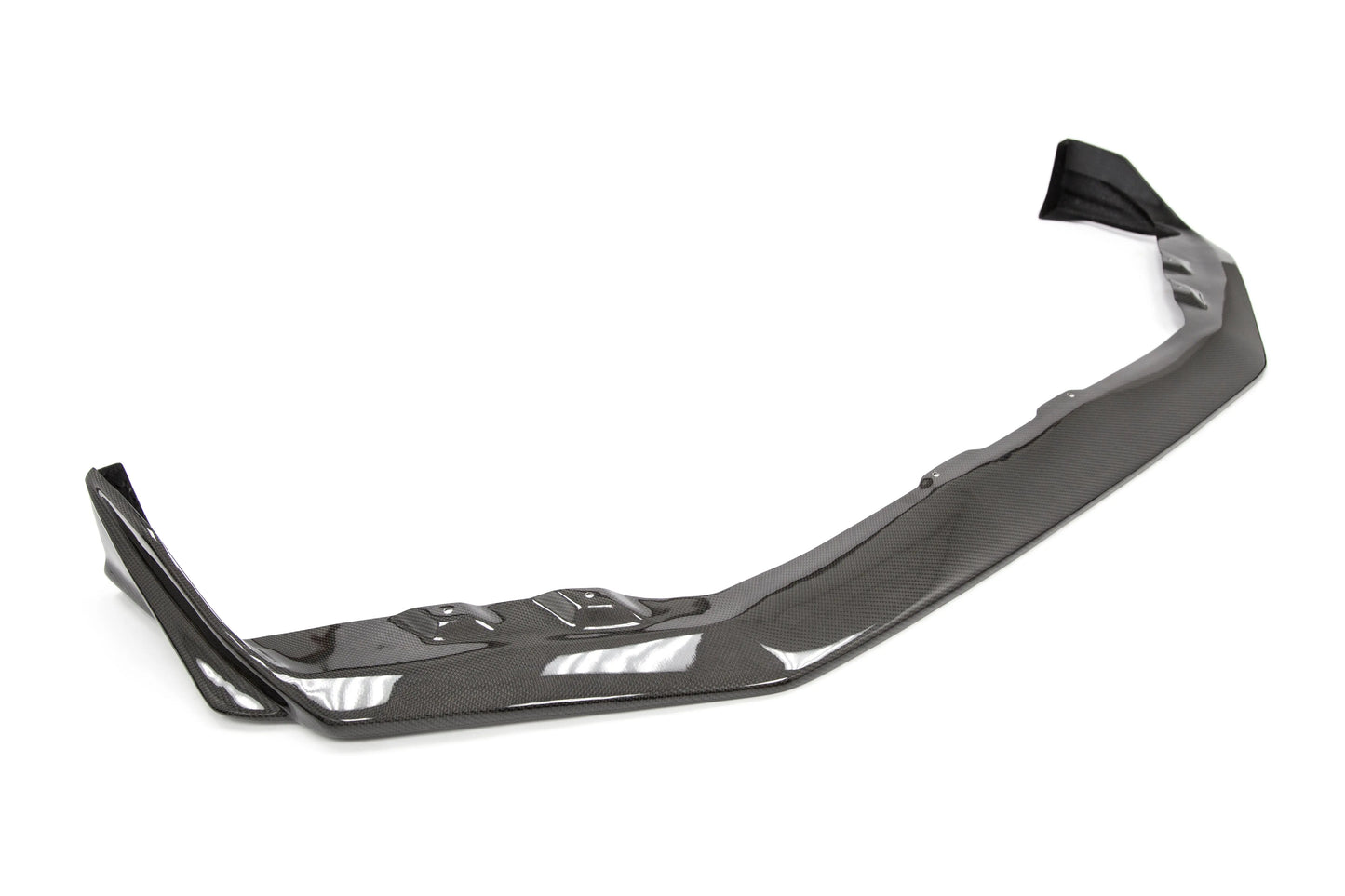 OLM S208 Style carbon fiber front bumper lip for 2015-2021 WRX and STI