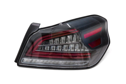OLM Spec CR clear lens black base tail lights for 2015-2021 WRX and STI