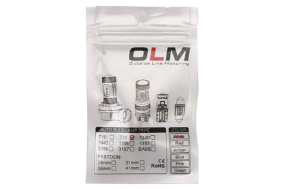 OLM T15 White LED Bulb for Interior Exterior Lighting - OLMOLM-T15-WH-1